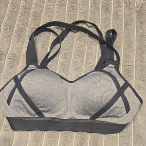 Women's Gray Sports Bra - Comfortable Supportive Bralette